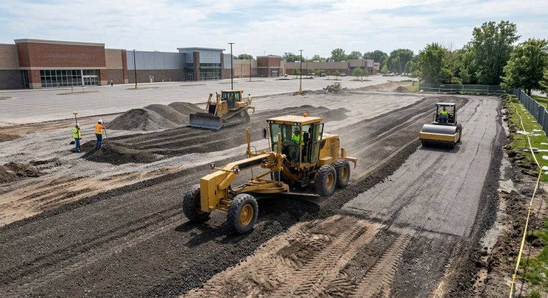 Parking Lot Gravel Repair in Park City, UT
