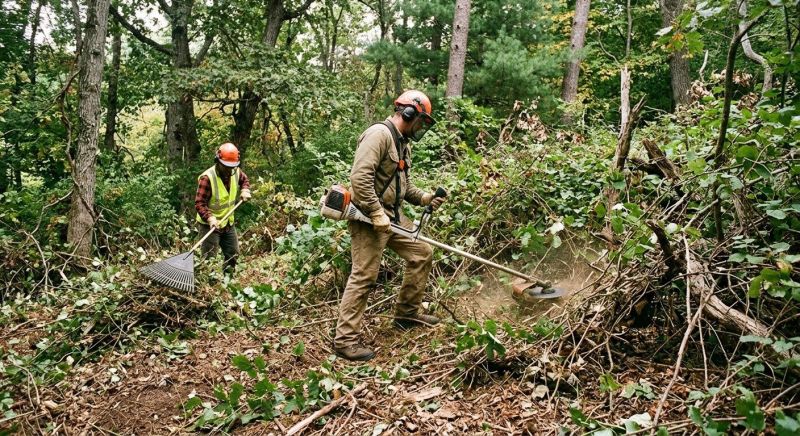 Underbrush Clearing in Marietta, GA