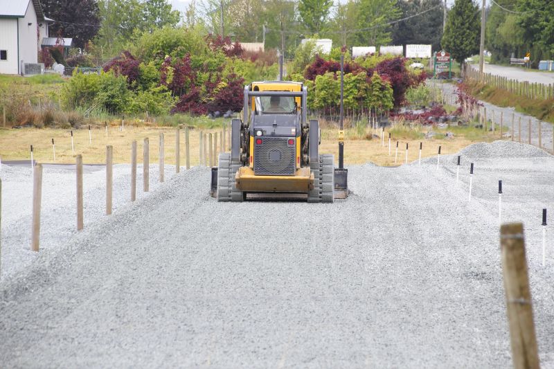 Gravel grading equipment